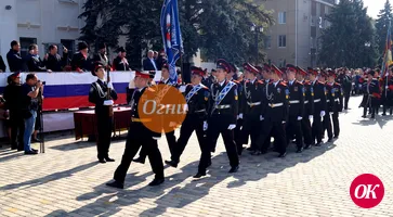 Кропоткинские кадеты приняли участие в параде Кубанского казачьего войска