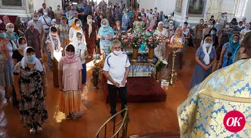 В праздник Успения Пресвятой Богородицы приход Покровского собора г.Кропоткина отметил престольный день левого придела храма