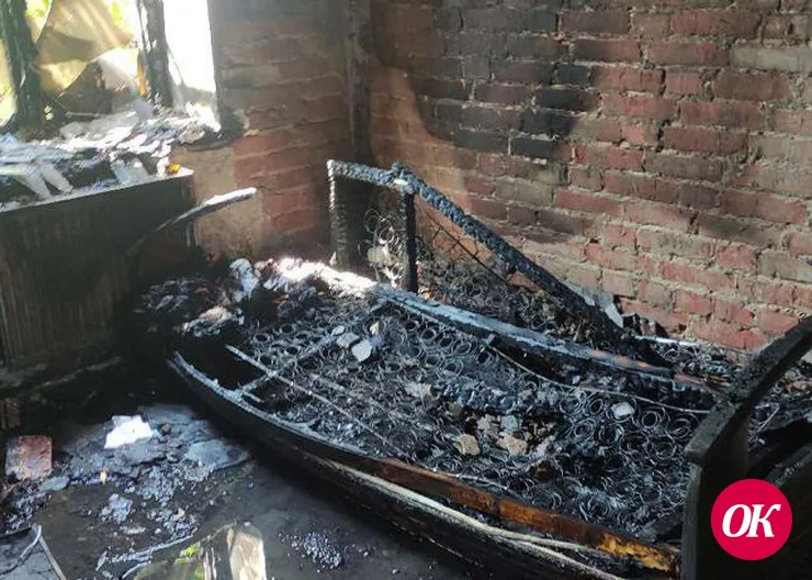 В Кропоткине пожарные ликвидировали возгорание в частном доме