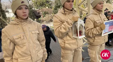 Юнармейцы Кавказского района передали в Тбилисский район свечу Памяти