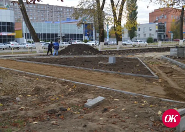 Сквер,строящийся в Кропоткине, гармонично впишется в городскую среду