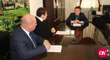 Виталий Очкаласов встретился с главами Темижбекского и Дмитриевского поселений