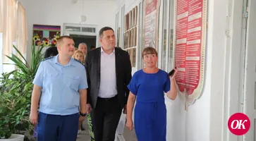 Продвижение ремонтных работ проверили в школах Кавказского района