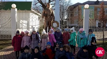 Первоклассников Кропоткина привезли на места сражений
