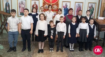 Воспитанники воскресной школы Покровского собора города Кропоткина показали спектакль «Притчи» для родителей и гостей прихода