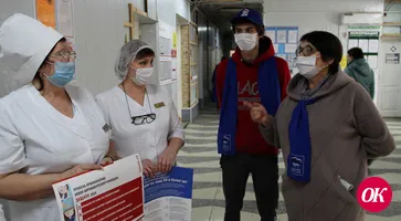 Степень защиты от пандемии в больницах района поверили «единороссы» и волонтеры