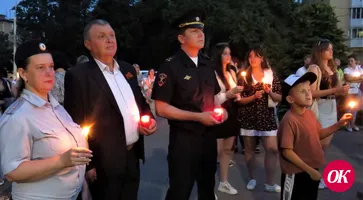 В Кавказском районе правоохранители и общественники присоединились к всероссийской акции «Свеча памяти»