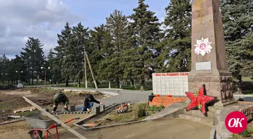 Реконструкция зоны отдыха площадью 1,4 гектара продолжается в поселке Мирском