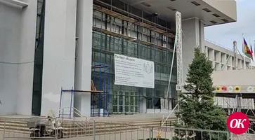 Ремонт городского Дома культуры идет полным ходом
