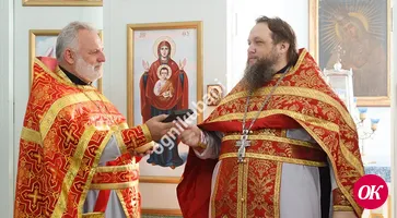 Игумен Андрей (Мороз), настоятель Покровского собора г.Кропоткина, отметил день рождения