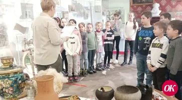 Школьники в первый день весенних каникул посетили краеведческий музей г.Кропоткина