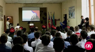 В Кропоткинском техникуме технологий и железнодорожного транспорта открыли первичное отделение «Движение первых»