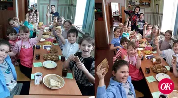 Юные художники из объединения «Радуга» весело проводили зиму