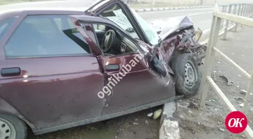 В станице Дмитриевской в аварии пострадал водитель «Приоры»