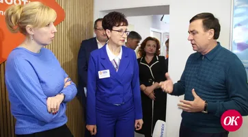 Вице-губернатор Анна Минькова посетила в Кавказском районе больницу, Центр занятости населения, школу и Дом культуры