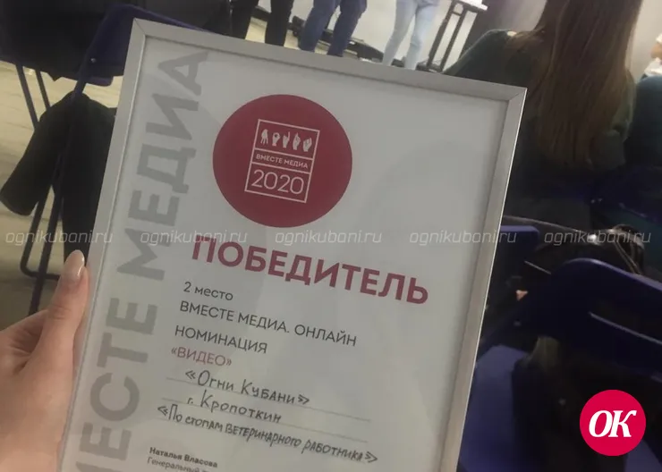 Сюжет «ОгонекТВ» занял второе место на конкурсе «Вместе медиа онлайн» на Юге и Северном Кавказе