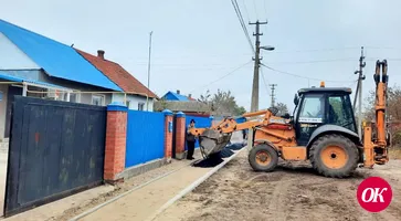 В поселке им.Максима Горького на улице Гагарина восстановили тротуарную дорожку