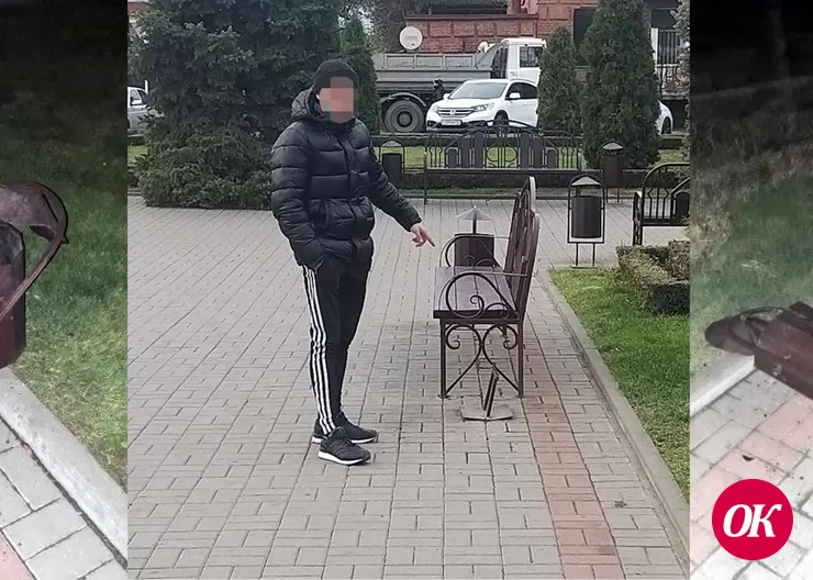 В Кропоткине задержан вандал, повреждающий конструкции привокзальной площади