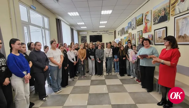 В Кропоткинской художественной школе открылась выставка Кристины Гевондян