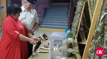 Выставка вещей, привезенных из зоны СВО, открылась в ст-це Казанской