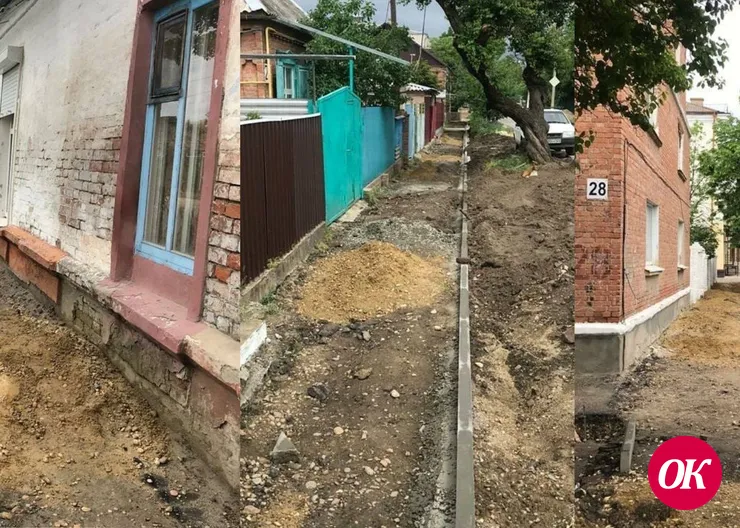 На двух улицах Кропоткина отремонтируют тротуары