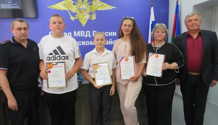 В Отдел полиции пригласили победителей отборочного этапа конкурса детского творчества «Полицейский дядя Степа»