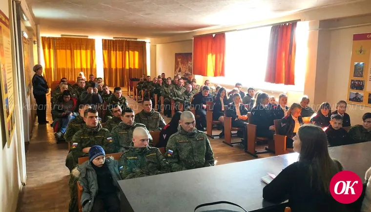 Военнослужащим и школьникам Кропоткина напомнили о события оккупации города