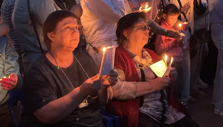 Свечи памяти зажгли сотни жителей Кавказского района