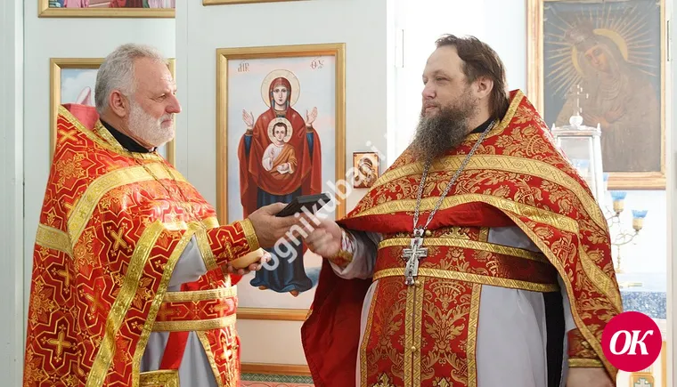 Игумен Андрей (Мороз), настоятель Покровского собора г.Кропоткина, отметил день рождения