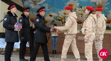 Молодежь Кавказского района передала лампаду памяти в Тбилисский район