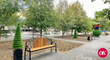 В станице Кавказской завершено благоустройство зоны отдыха возле Дома культуры