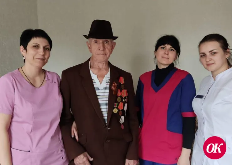 Для участников Великой Отечественной войны врачи Кавказского района провели диспансеризацию на дому