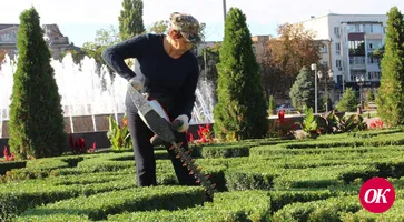 Сотрудники городского хозяйства готовят к зиме… клумбы
