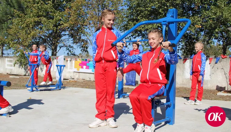 На стадионе станицы Кавказской открылась новая спортивная площадка