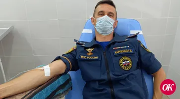 Сотрудник пожарно-спасательного отряда стал почетным донором России