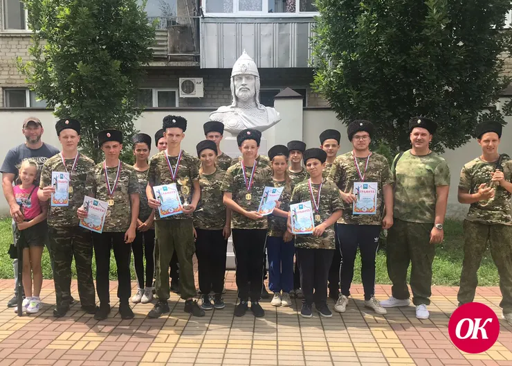 Казачьи соревнования в поддержку военной операции на Украине провели в станице Казанской