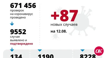 У 87 человек в регионе подтвердился коронавирус