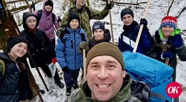 Школьники отметили День освобождения Кавказского района турпоходом длиной в 13 километров