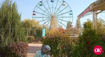 Аттракционы в городском парке работают и зимой