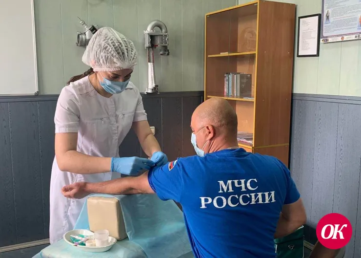 Медики оценили состояние здоровья пожарных Кропоткина