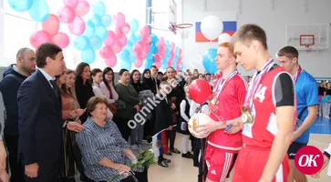 В лицее №3 Кропоткина после ремонта торжественно открыли спортивный зал