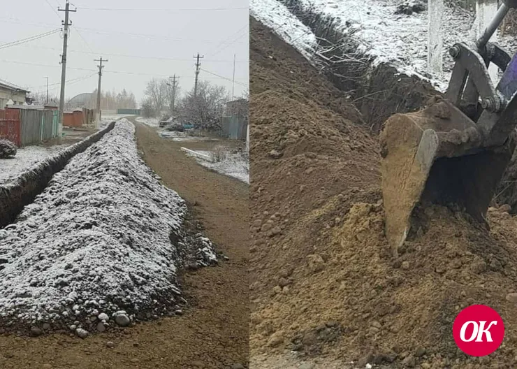 В поселке Черномуровском завершают реставрацию водопроводных сетей