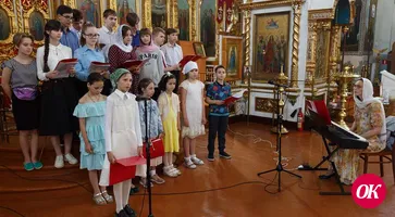 Концерт учащихся воскресной школы состоялся в Покровском соборе