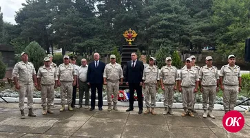 В День железнодорожных войск в мемориальном комплексе 30-летия Победы чествовали военнослужащих