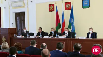 Открытая сессия — отчет главы Кавказского района Виталия Очкаласова о деятельности за 2020г.