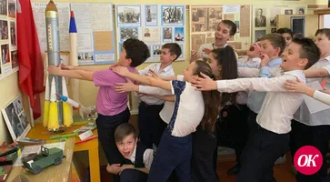 В школе №20 станицы Казанской отмечают День космонавтики