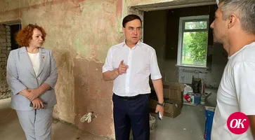 Глава Кавказского района оценил ход масштабной реконструкции городской художки