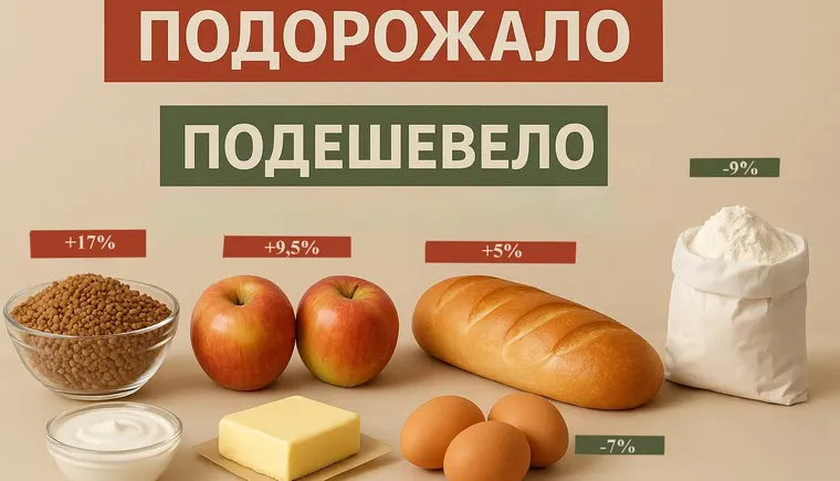 А яйца-то  подешевели!