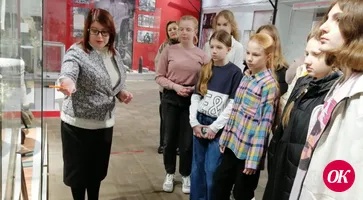 Юные художники узнали о подвигах воинов-кропоткинцев