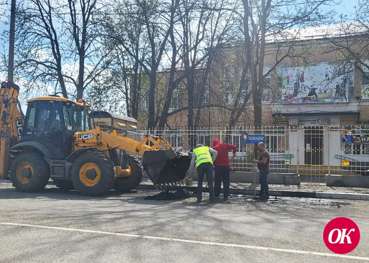 Ямочный ремонт в Кропоткине в полном разгаре